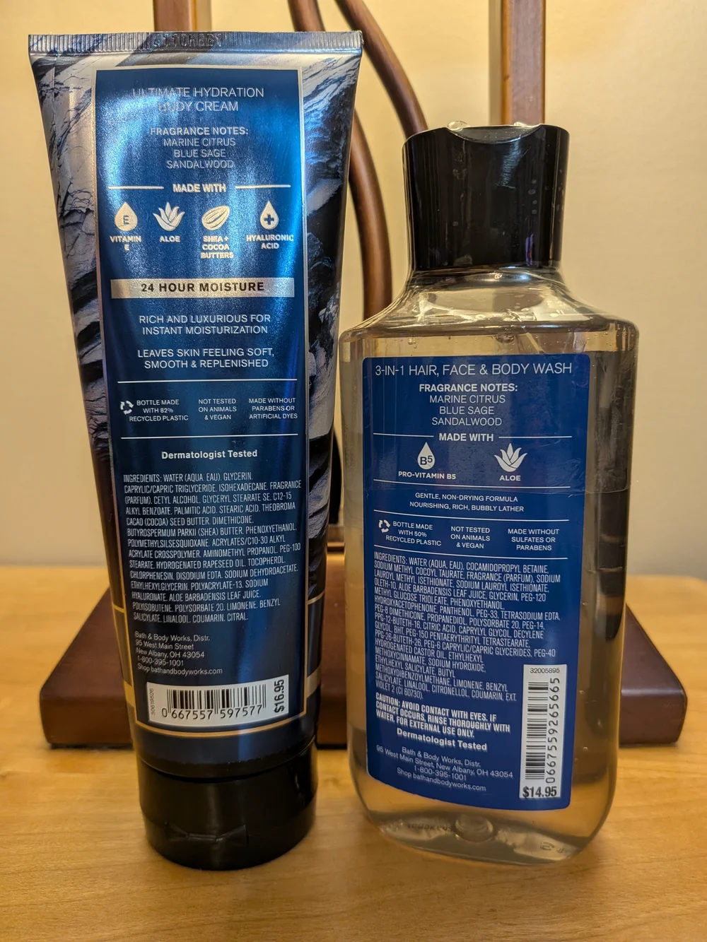 NEW Bath & Body Works Clean Slate Body Wash & Cream Duo